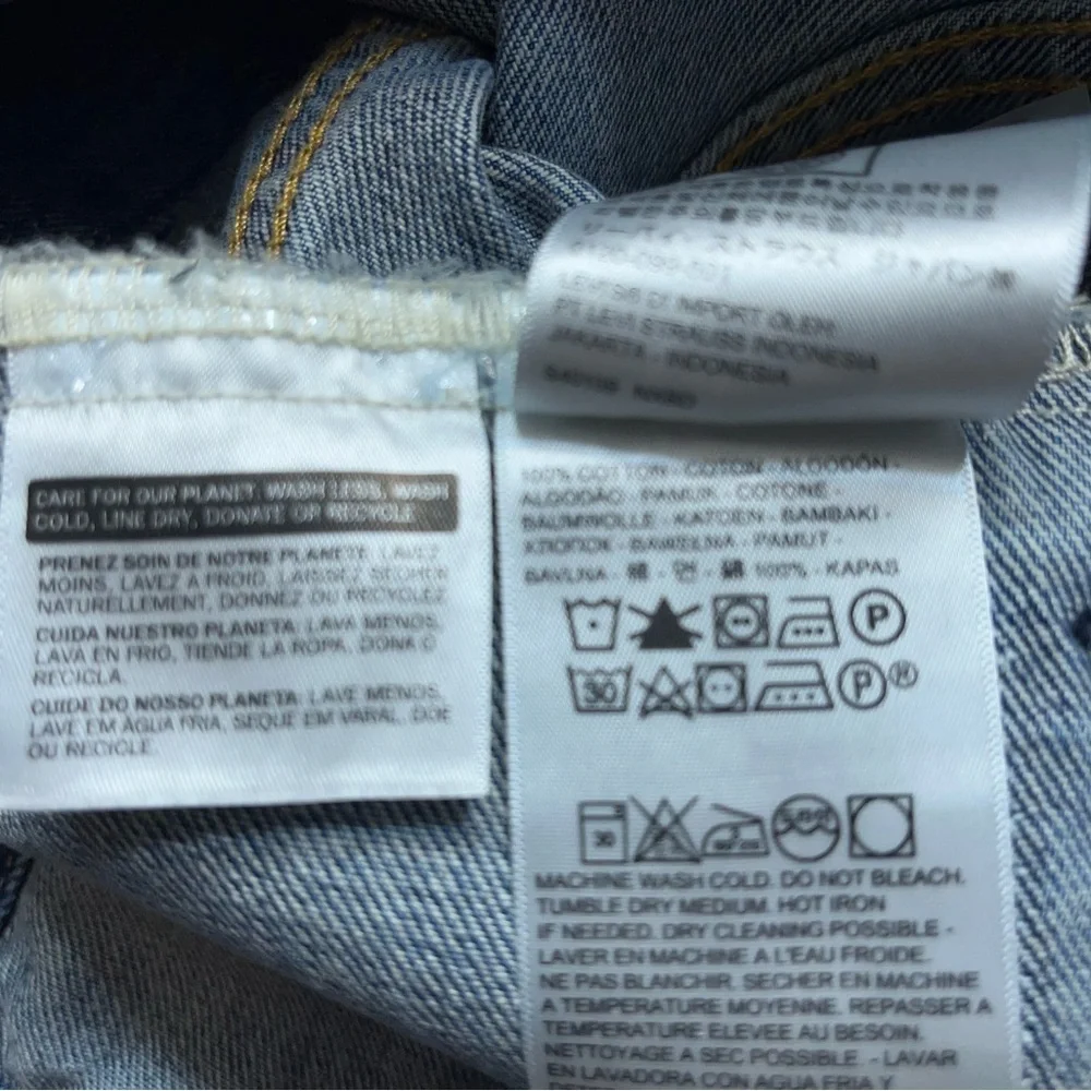 Levis Jacket Mens Size Medium Trucker Western Blue Denim Jean Cowboy Rodeo